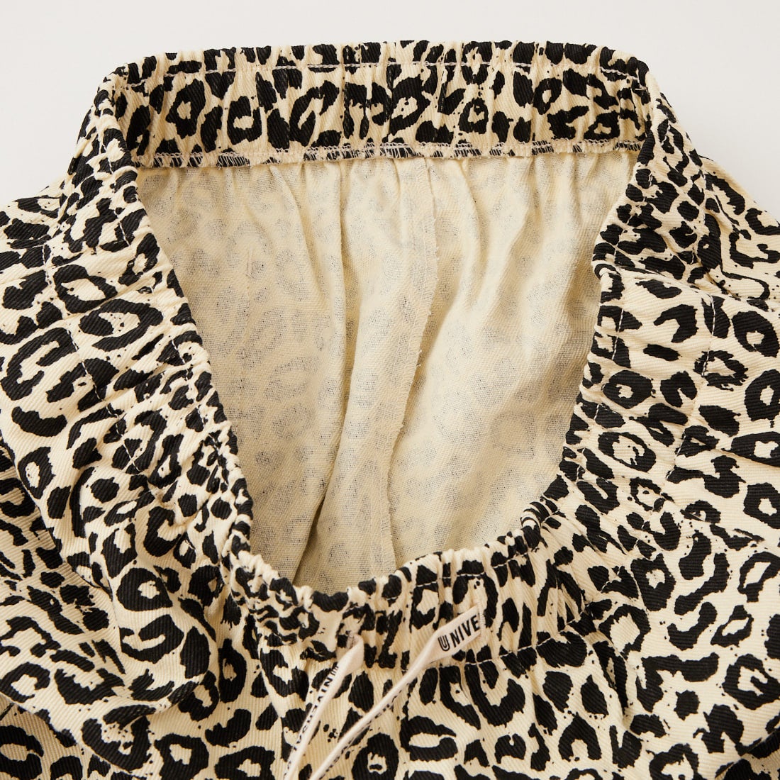 UNIVERSAL OVERALL [ユニバーサルオーバーオール] 別注 シェフショーツ [U2611657IN-JF] LEOPARD WH
