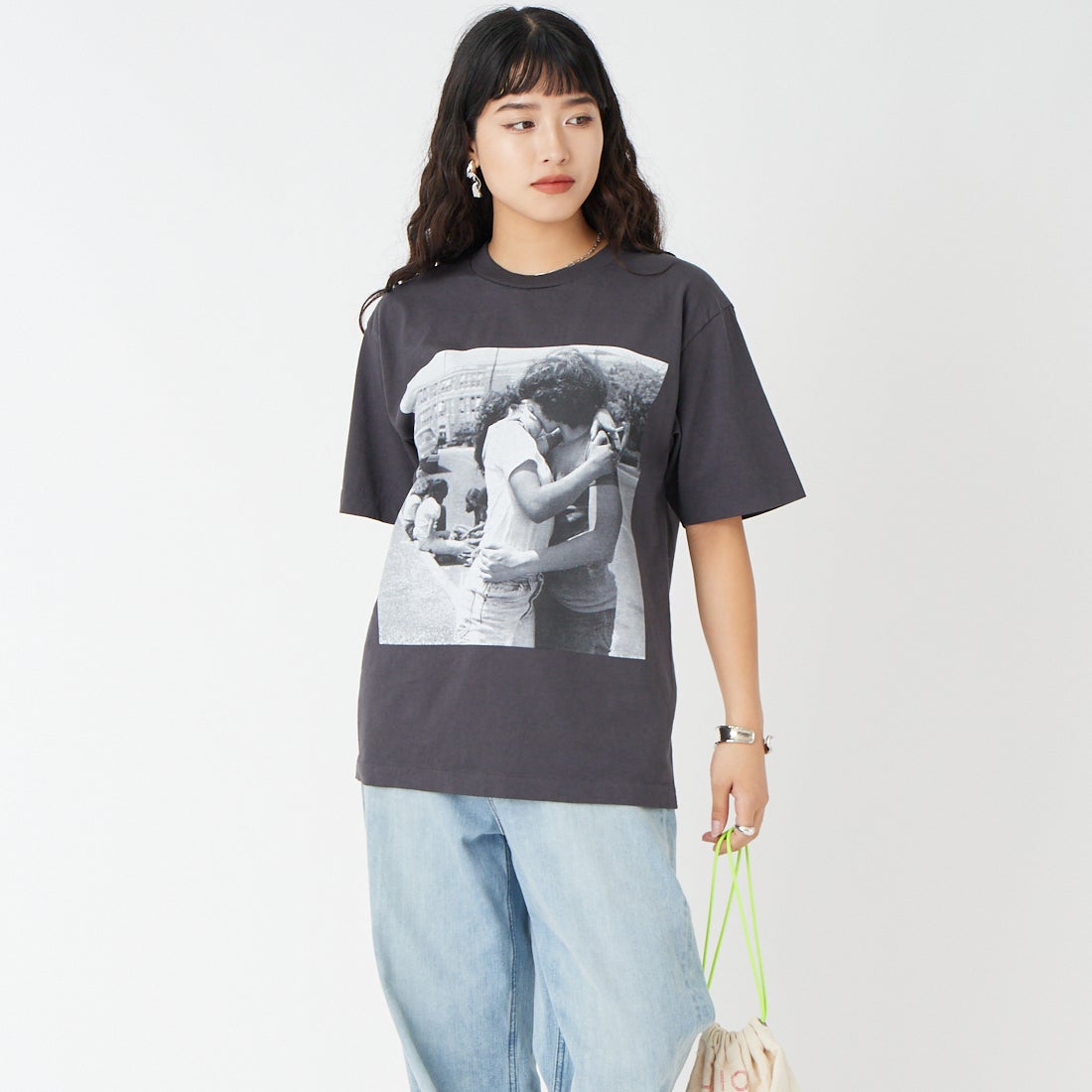 KISS&&モデル身長：162cm 着用サイズ：S&&