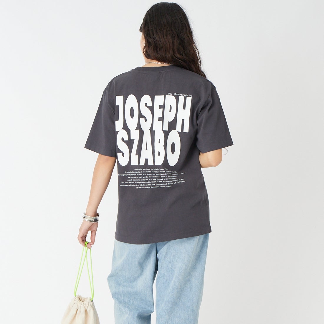 WALLA WALLA SPORT [ワラワラスポーツ] ショートスリーブ フォトプリント丸胴Tシャツ [PRINTABLE-TUBE-TEE] KISS &&モデル身長：162cm 着用サイズ：S&&