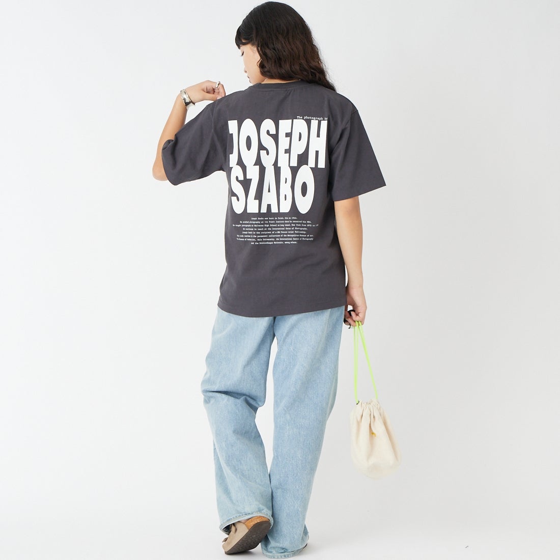 WALLA WALLA SPORT [ワラワラスポーツ] ショートスリーブ フォトプリント丸胴Tシャツ [PRINTABLE-TUBE-TEE] KISS &&モデル身長：162cm 着用サイズ：S&&