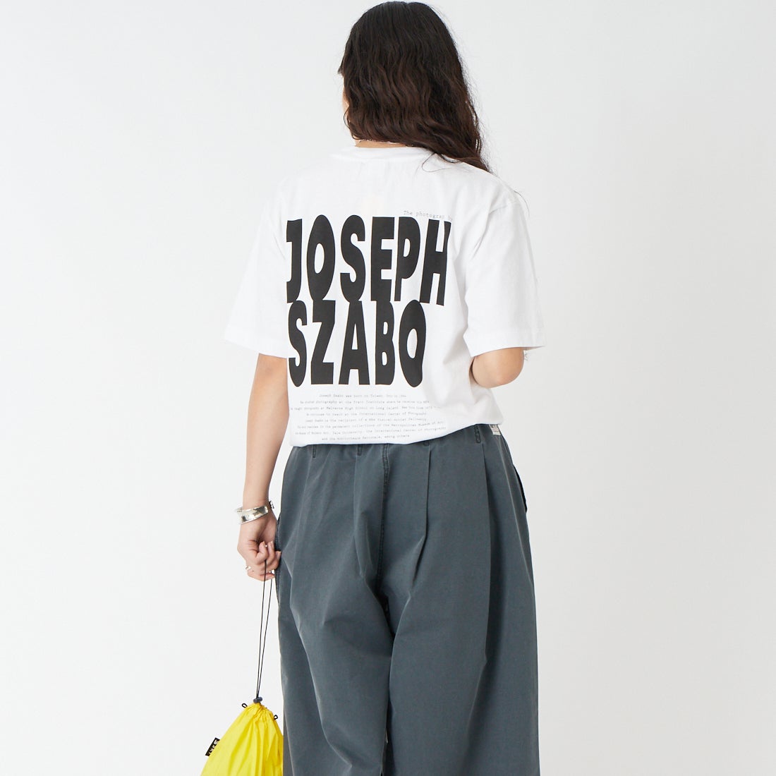 WALLA WALLA SPORT [ワラワラスポーツ] ショートスリーブ フォトプリント丸胴Tシャツ [PRINTABLE-TUBE-TEE] PRISCILLA &&モデル身長：162cm 着用サイズ：S&&