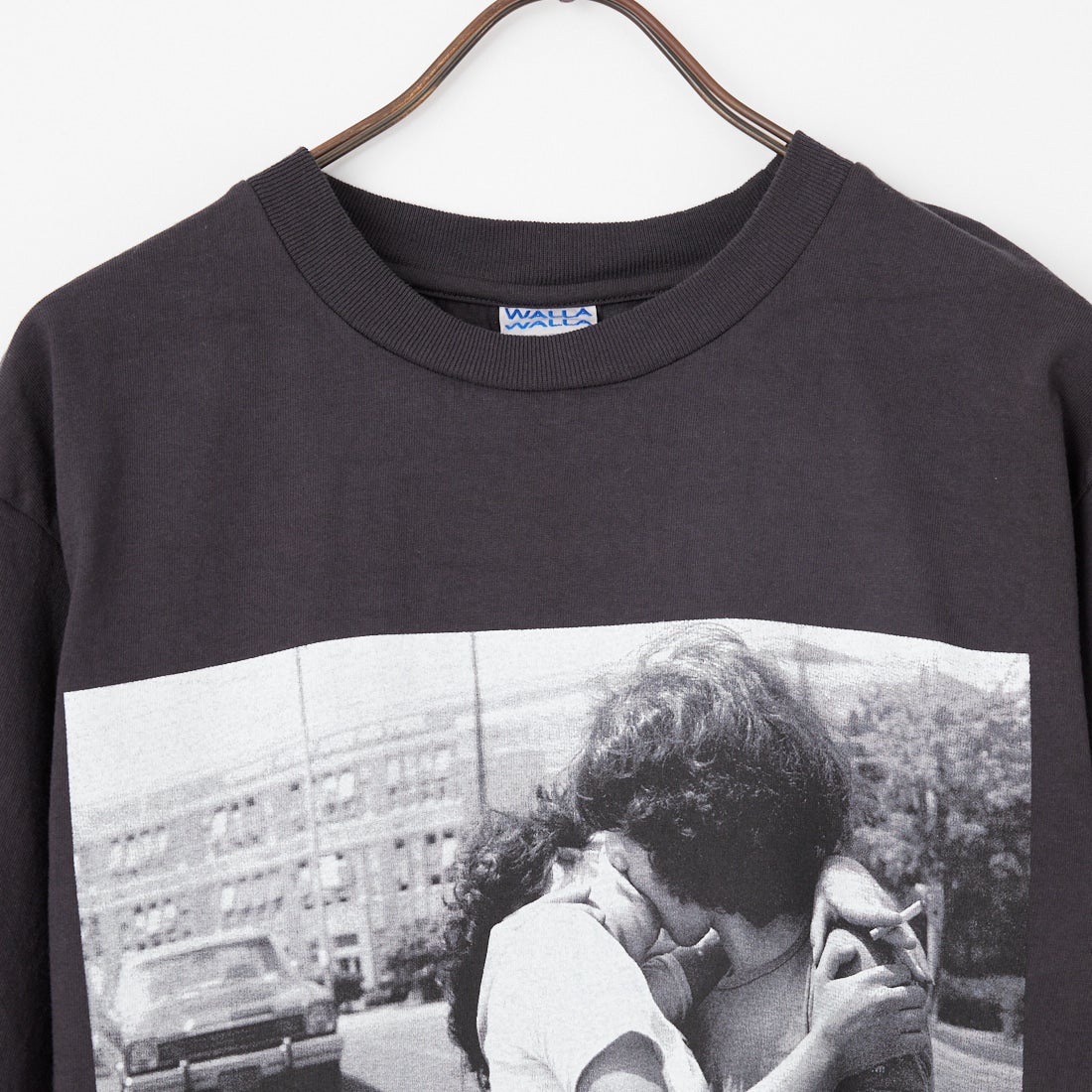 WALLA WALLA SPORT [ワラワラスポーツ] ショートスリーブ フォトプリント丸胴Tシャツ [PRINTABLE-TUBE-TEE] KISS