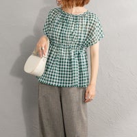 4800 GREEN&&モデル身長：158cm 着用サイズ：1&&