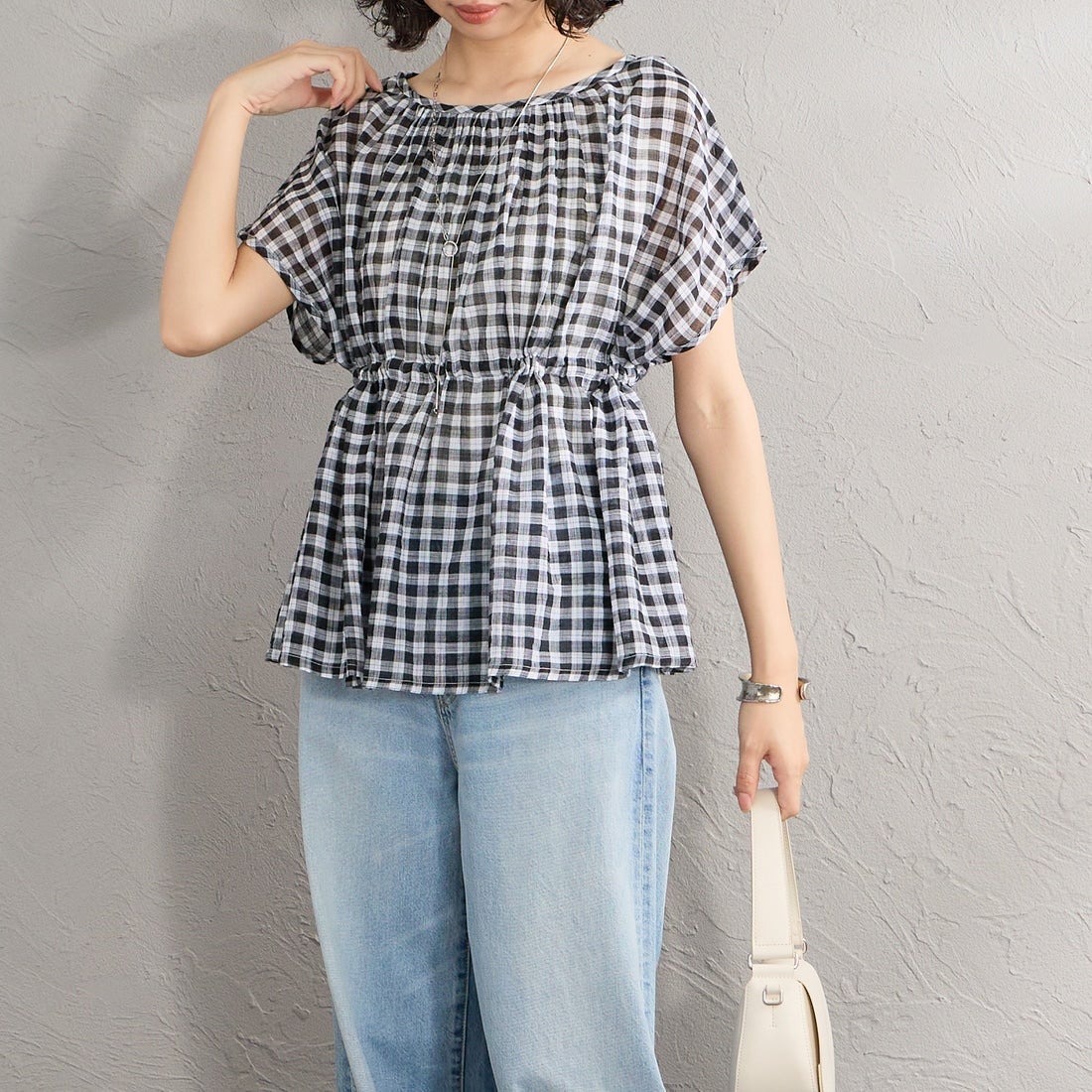 9900 BLACK&&モデル身長：162cm 着用サイズ：1&&