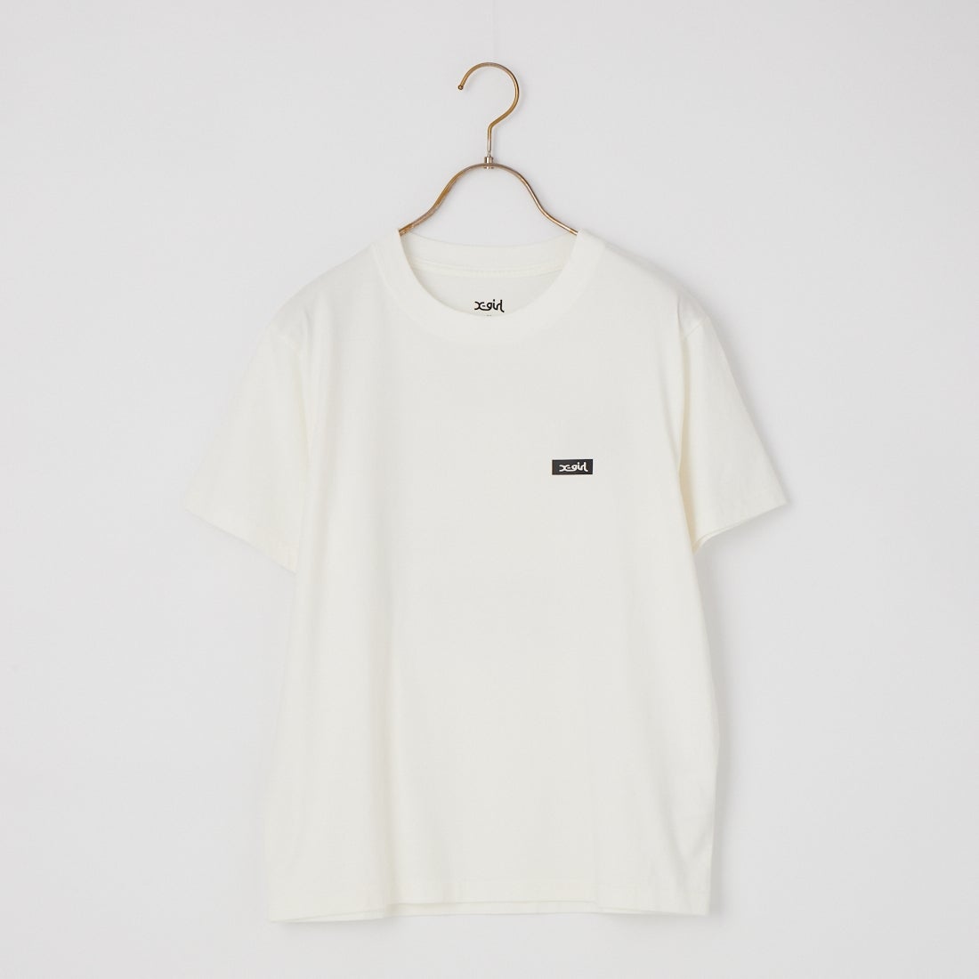 X-girl [エックスガール] ヒストリー ショートスリーブTシャツ [105262011027] WHITE