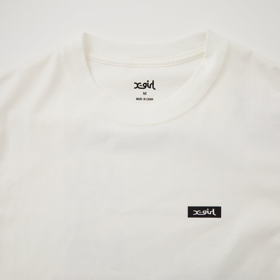 X-girl [エックスガール] ヒストリー ショートスリーブTシャツ [105262011027] WHITE
