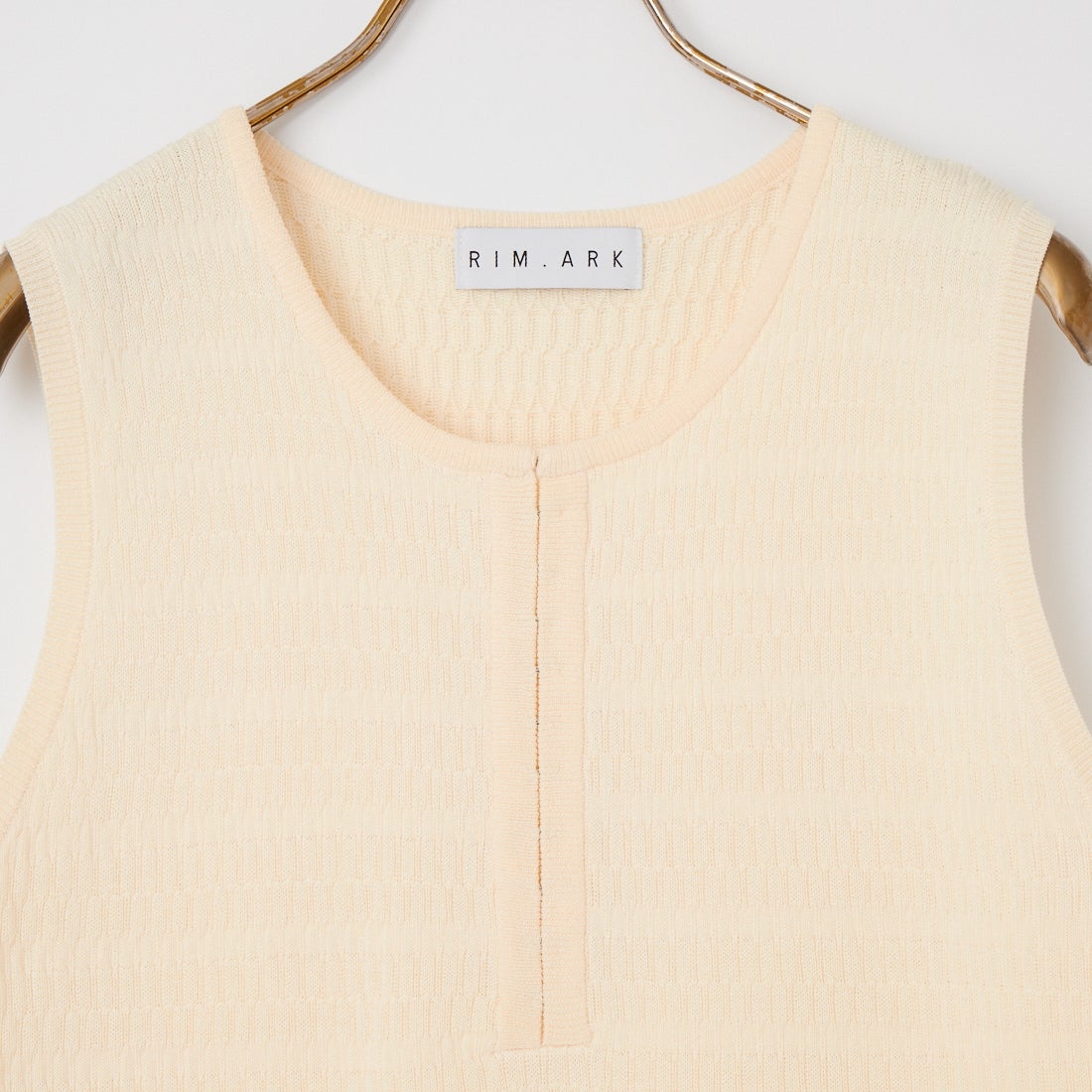 RIM.ARK [リムアーク] ラウンドネック ホックタンクトップ [460JSL71-1751] IVOY