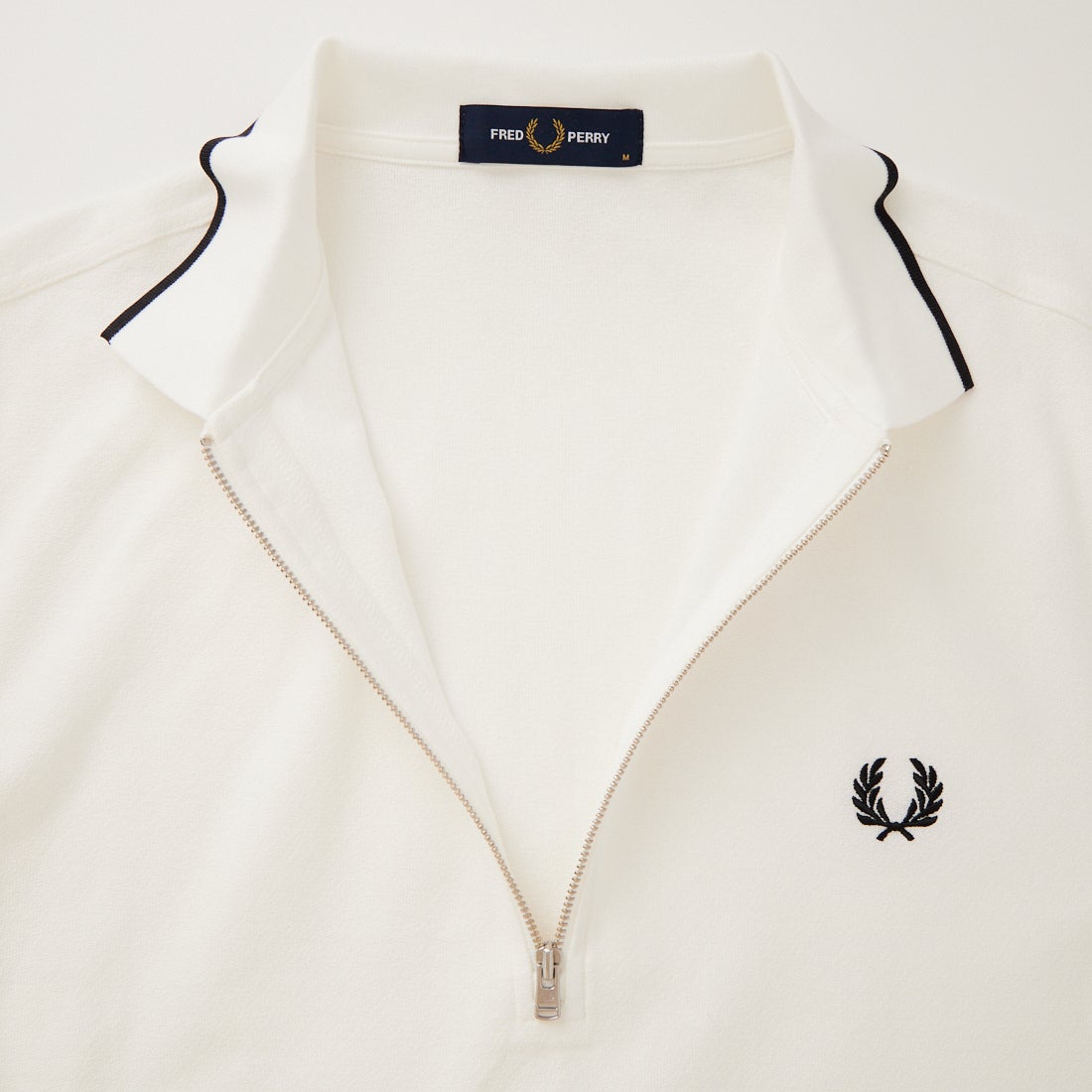 FRED PERRY [フレッドペリー] クレープピケポロシャツ [M2480] 129 SNOW W