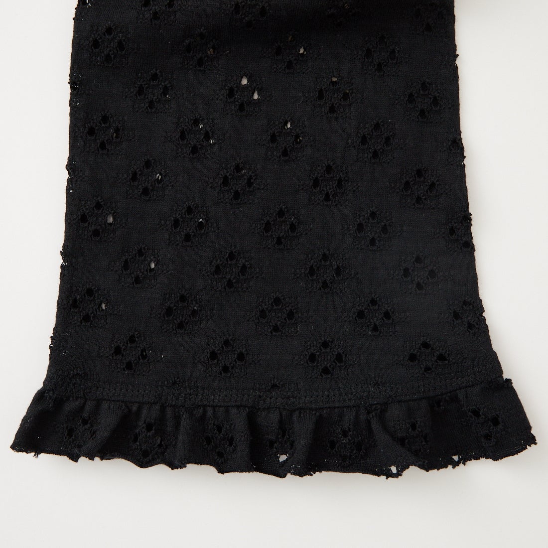 RhodolirioN [ロドリリオン] カットワークフリルパンツ [SW1069] B BLACK
