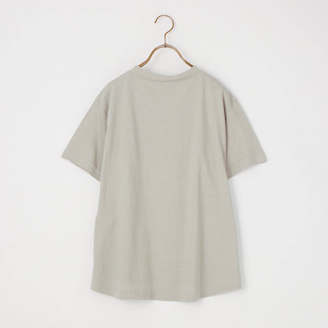 tumugu: [ツムグ] ラフィ天竺 プリントTシャツ [TC26202] 80 L.GRAY