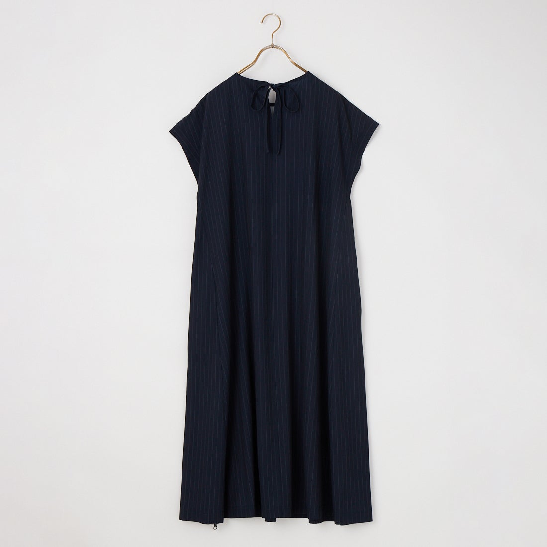 THOUSAND MILE [サウザンド マイル] フレンチスリーブ ストライプワンピース [TM261TP00942] 95 NAVY ST