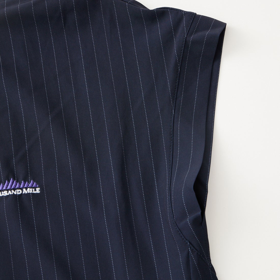 THOUSAND MILE [サウザンド マイル] フレンチスリーブ ストライプワンピース [TM261TP00942] 95 NAVY ST