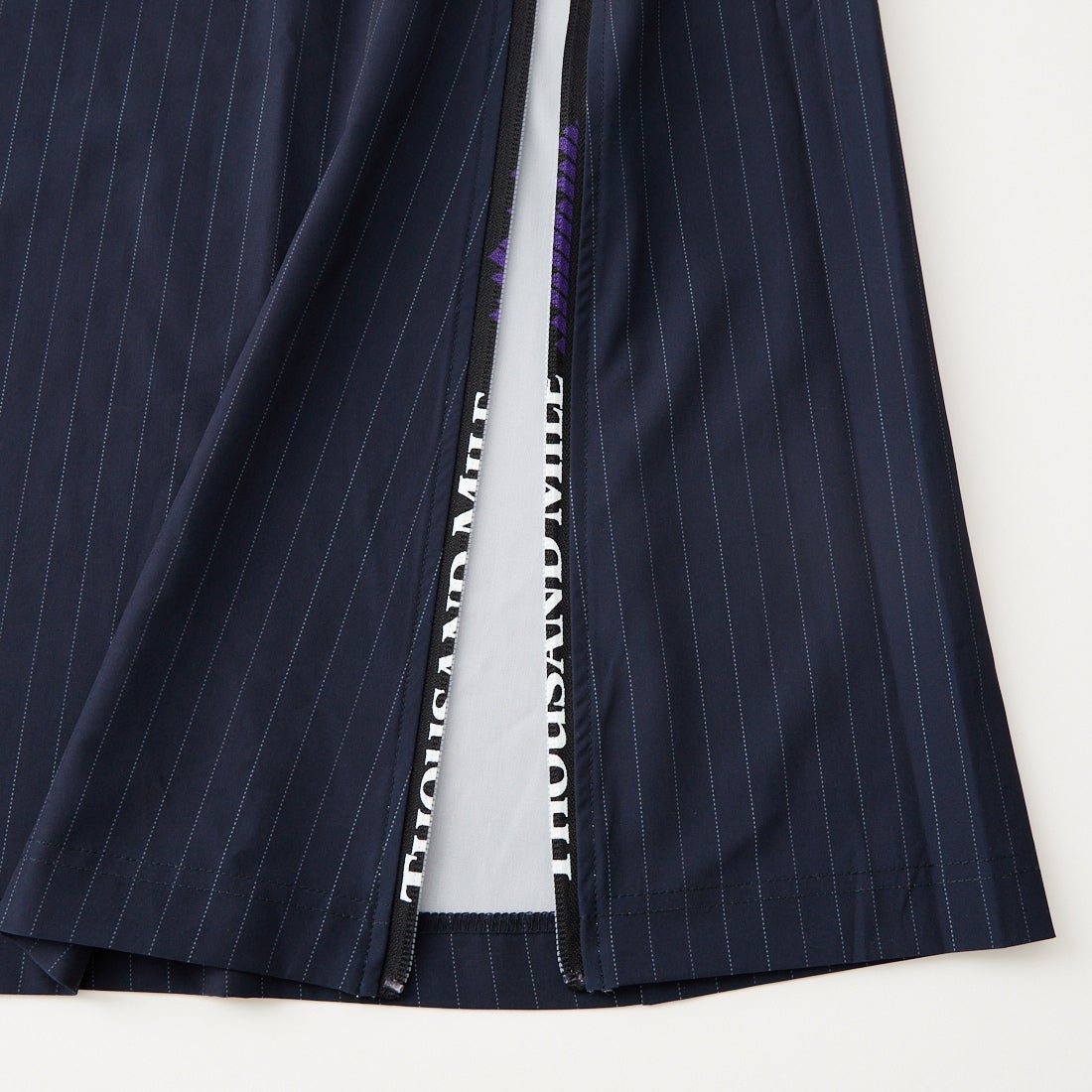 THOUSAND MILE [サウザンド マイル] フレンチスリーブ ストライプワンピース [TM261TP00942] 95 NAVY ST
