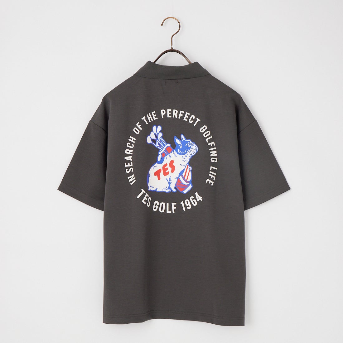 The Endless Summer [エンドレスサマー] BUHI GOLFER ビッグシルエットポロシャツ [G-26574313] 02 CHARCOA