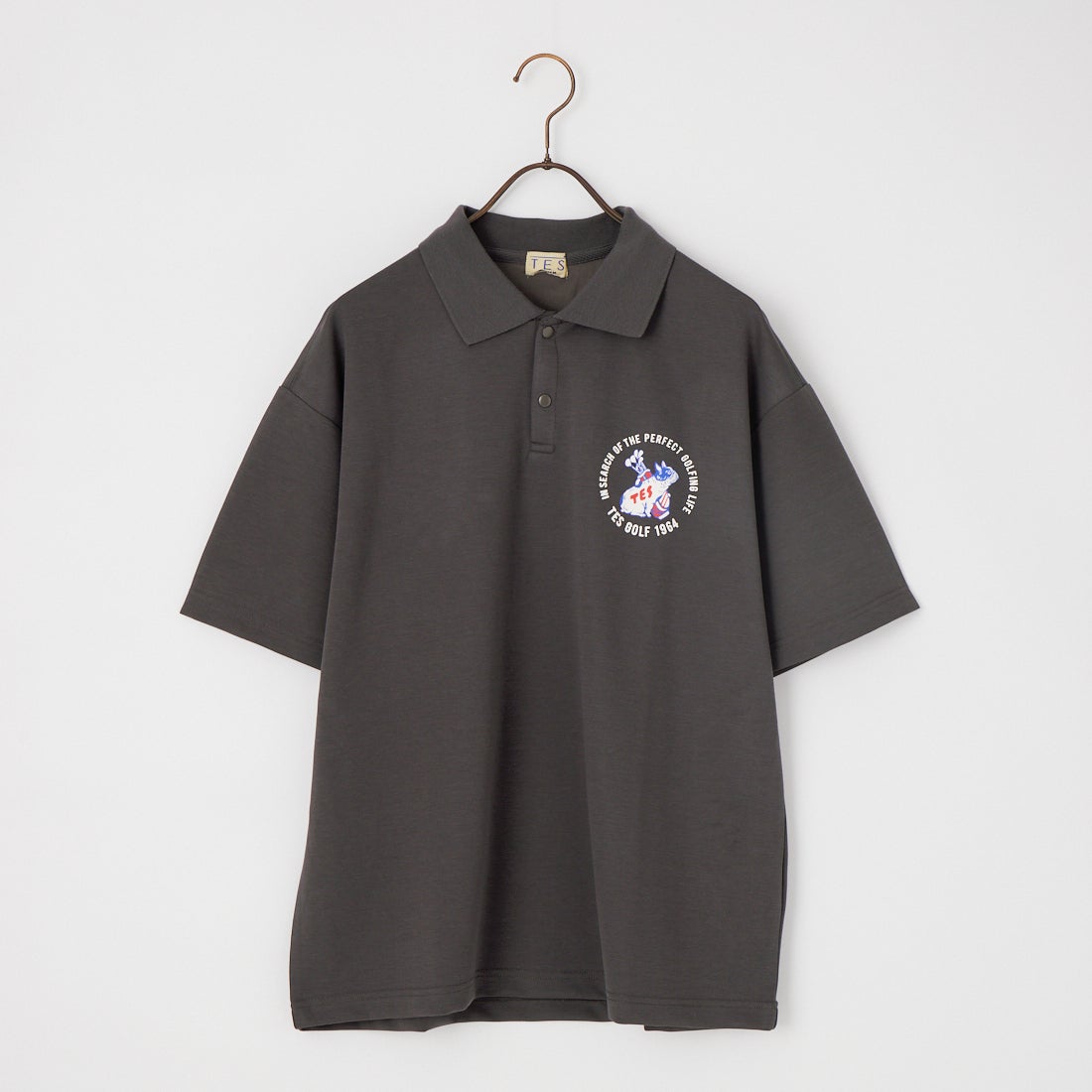 The Endless Summer [エンドレスサマー] BUHI GOLFER ビッグシルエットポロシャツ [G-26574313] 02 CHARCOA
