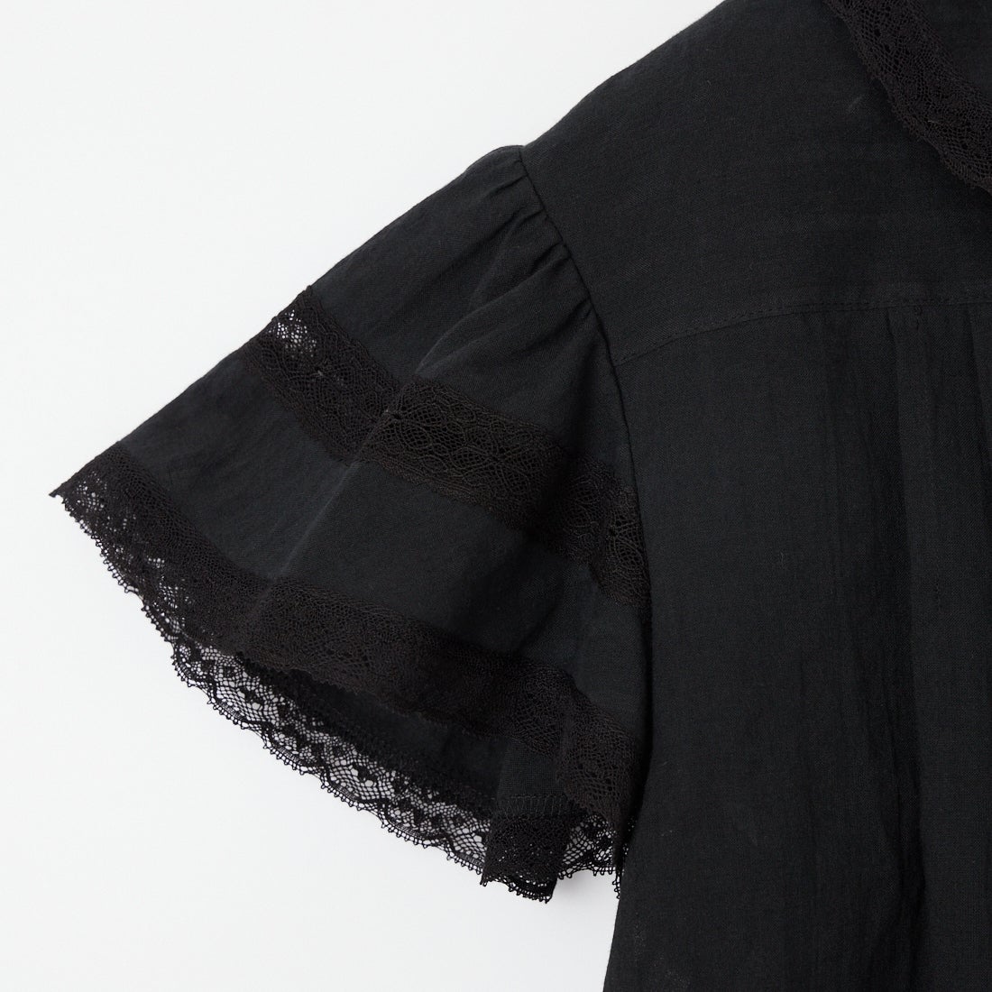 THE SHINZONE [ザ シンゾーン] レースブラウス [26MMSBL08] 07 BLACK