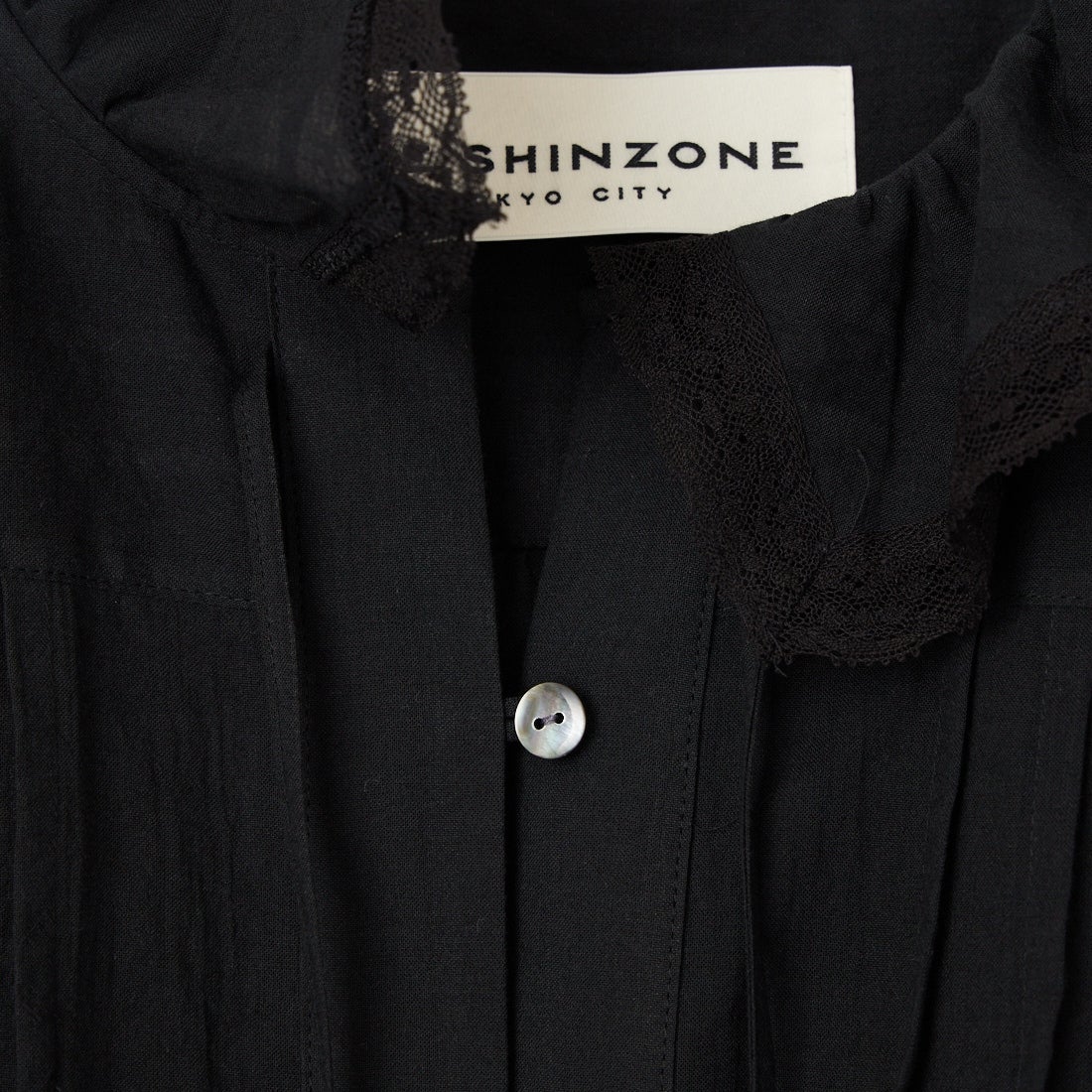THE SHINZONE [ザ シンゾーン] レースブラウス [26MMSBL08] 07 BLACK