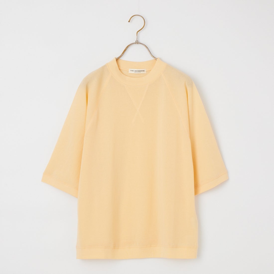 THE SHINZONE [ザ シンゾーン] シアーハーフスリーブスウェットシャツ [25MMSCU08] 51 L.YELLO