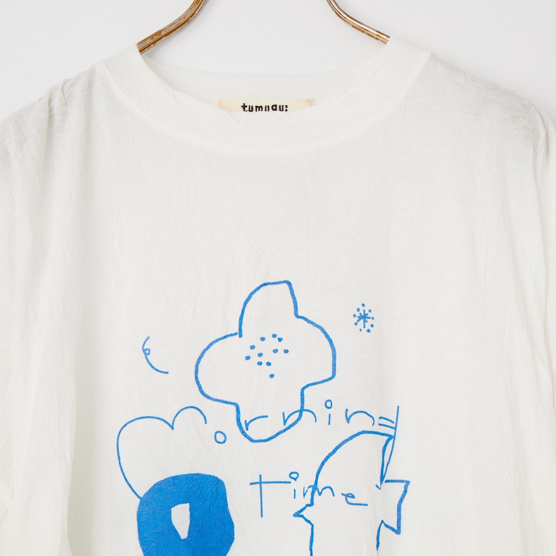 tumugu: [ツムグ] ワッシャーライト プリントTシャツ [TC26209] 02 OFF