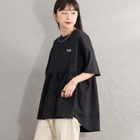 BLACK&&モデル身長：150cm 着用サイズ：F&&