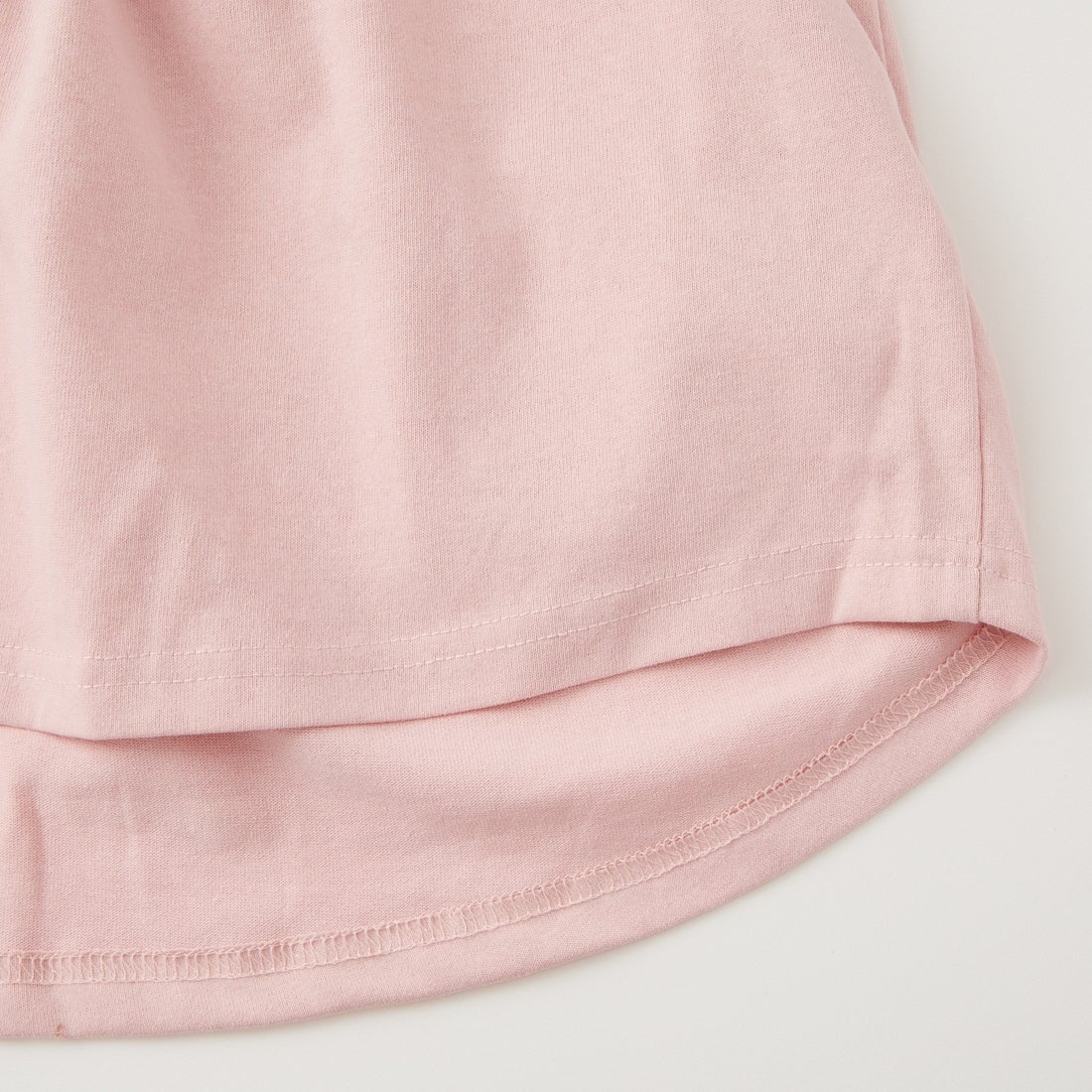 THE FOX [ザフォックス] 別注 ワンポイントロゴ ギャザー切替カットソー [JFL26SS-07-JF] PINK