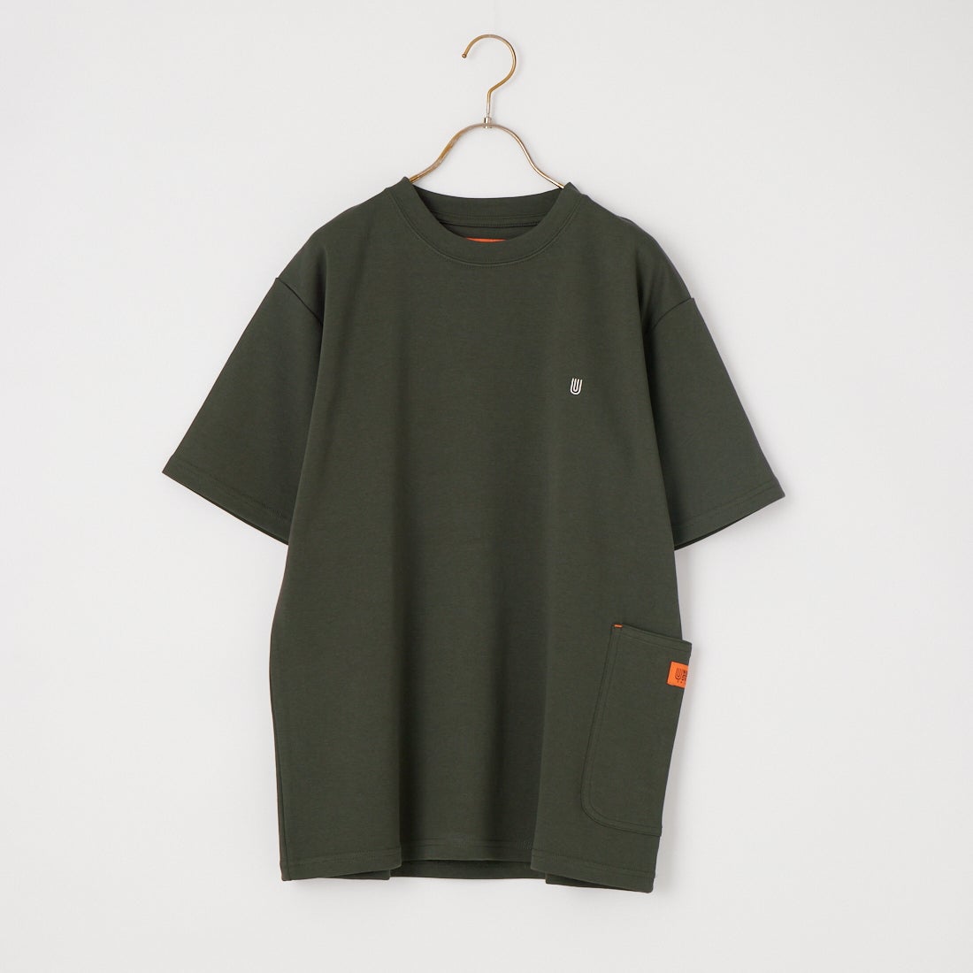 UNIVERSAL OVERALL [ユニバーサルオーバーオール] 別注 ポンチカバーオールTシャツ [U2611279IN-JF] CHARCOAL