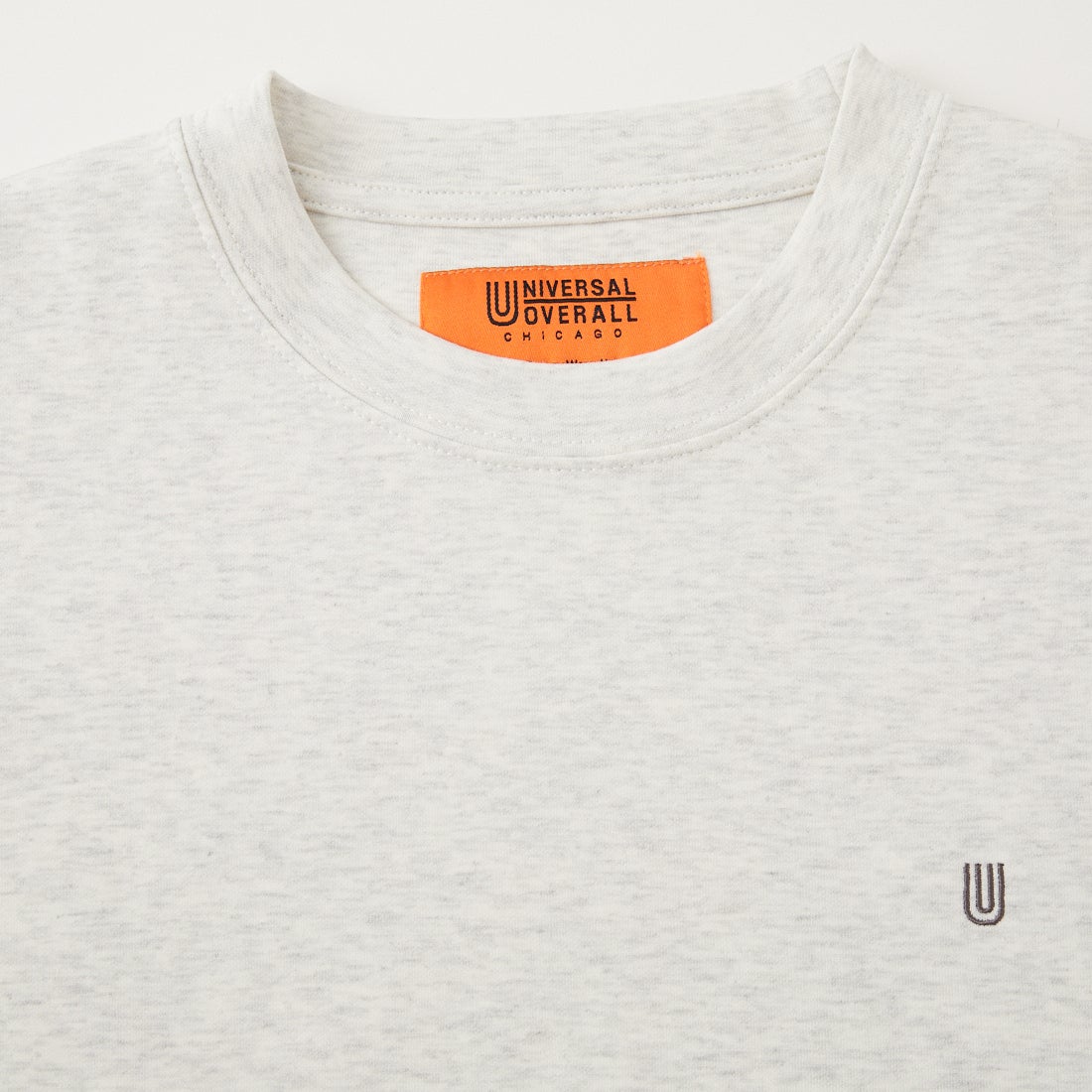 UNIVERSAL OVERALL [ユニバーサルオーバーオール] 別注 ポンチカバーオールTシャツ [U2611279IN-JF] ASH