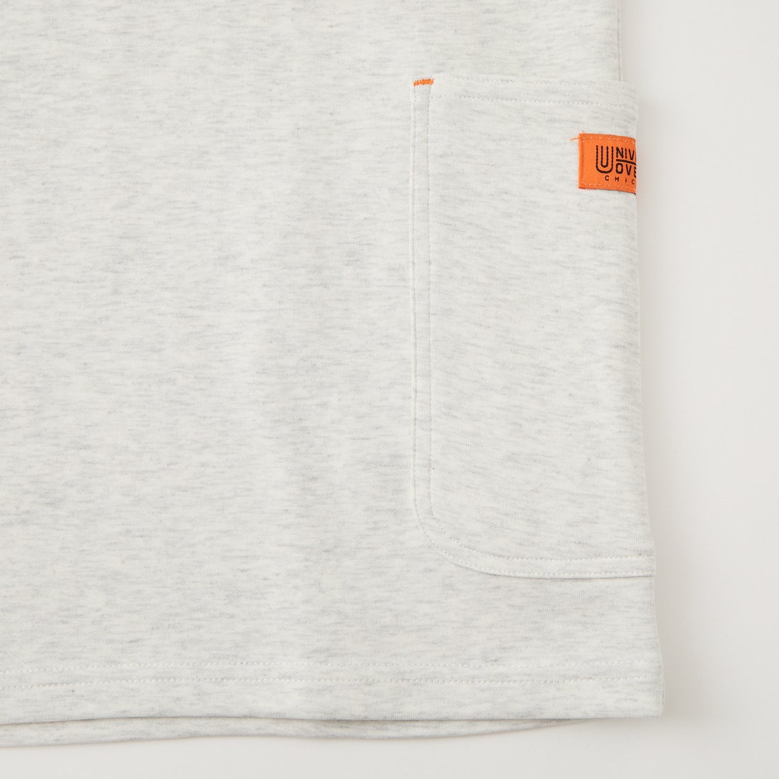 UNIVERSAL OVERALL [ユニバーサルオーバーオール] 別注 ポンチカバーオールTシャツ [U2611279IN-JF] ASH