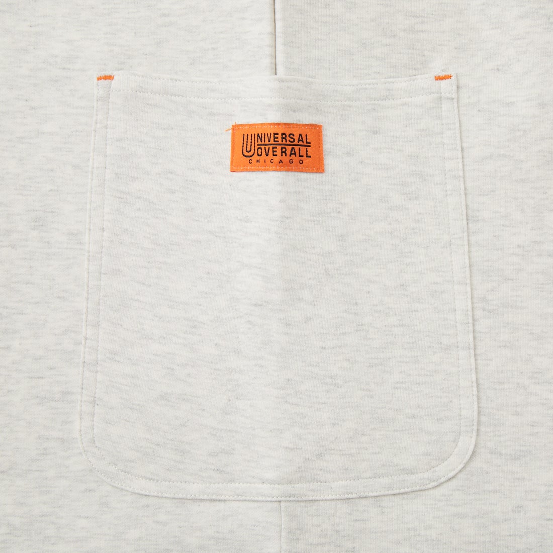 UNIVERSAL OVERALL [ユニバーサルオーバーオール] 別注 ポンチカバーオールTシャツ [U2611279IN-JF] ASH