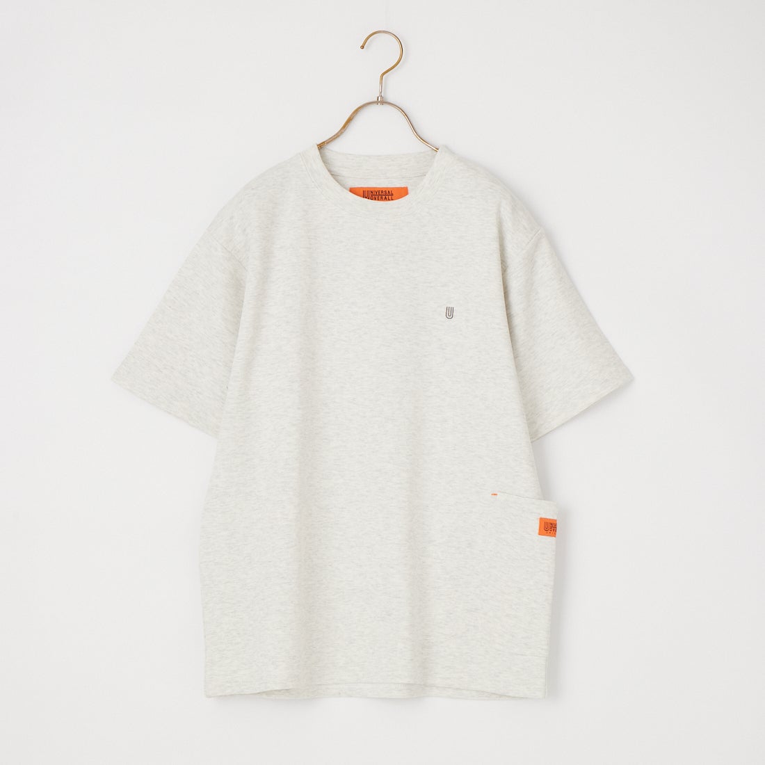 UNIVERSAL OVERALL [ユニバーサルオーバーオール] 別注 ポンチカバーオールTシャツ [U2611279IN-JF] ASH