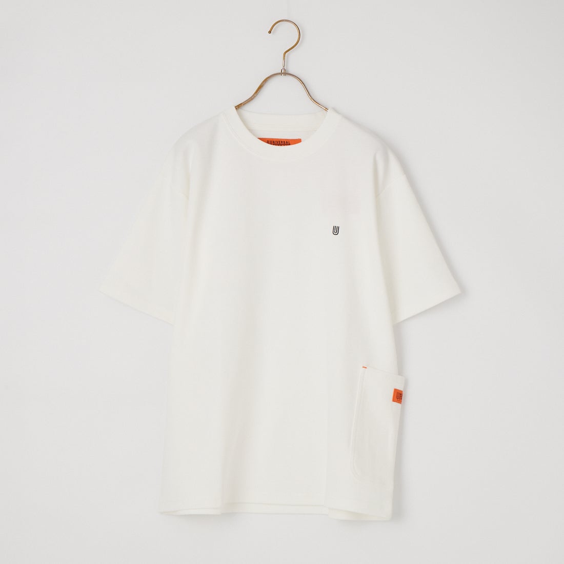 UNIVERSAL OVERALL [ユニバーサルオーバーオール] 別注 ポンチカバーオールTシャツ [U2611279IN-JF] OFF WHITE