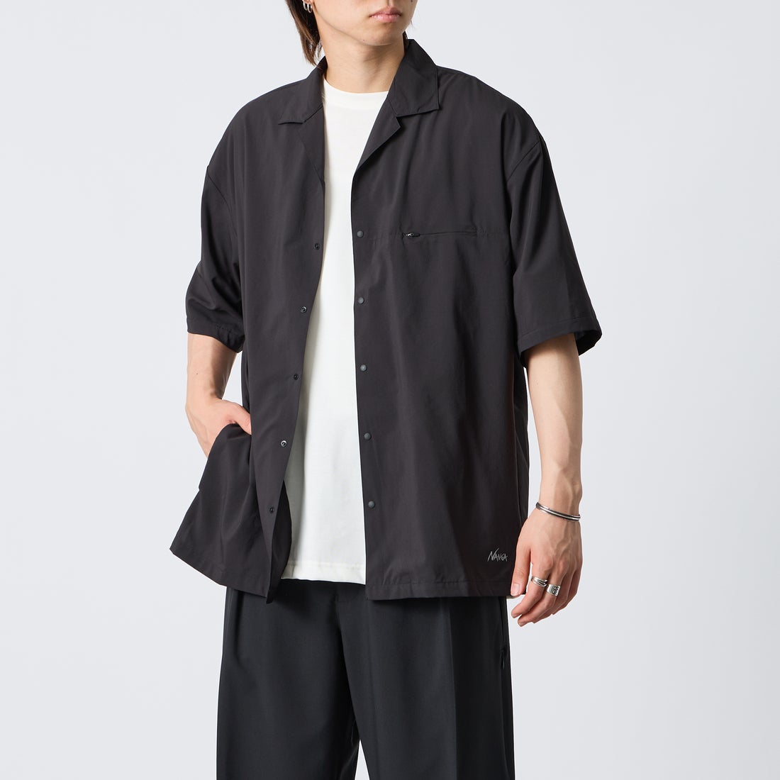 BLK&&モデル身長：177cm 着用サイズ：L&&