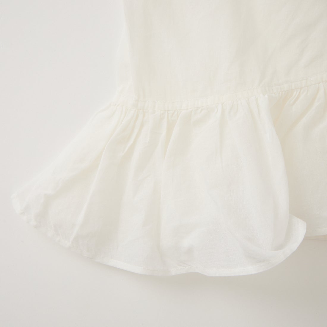 Jeans Factory Clothes [ジーンズファクトリークローズ] ラッフルブラウス [25703-MN] OFF WHITE