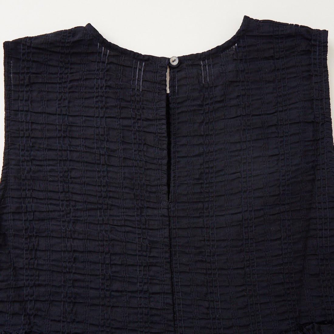 Jeans Factory Clothes [ジーンズファクトリークローズ] シアーストライプペプラムブラウス [25623-MN] NAVY