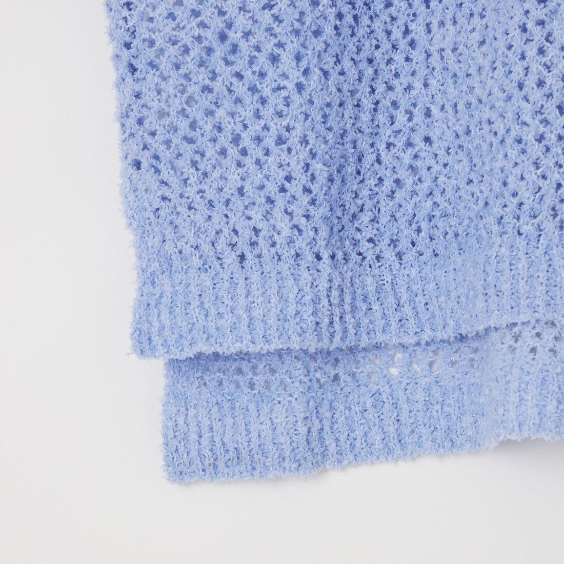 Jeans Factory Clothes [ジーンズファクトリークローズ] メッシュポロニット [11267815] 072 ｻｯｸｽ