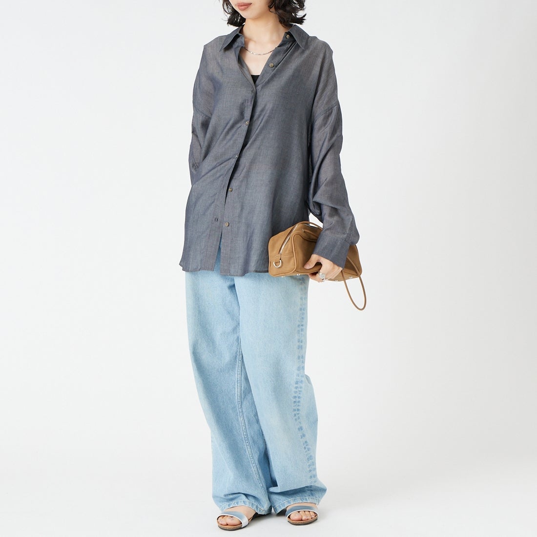 Jeans Factory Clothes [ジーンズファクトリークローズ] シアーデニムシャツ [25BL-191] ﾌﾞﾙｰ