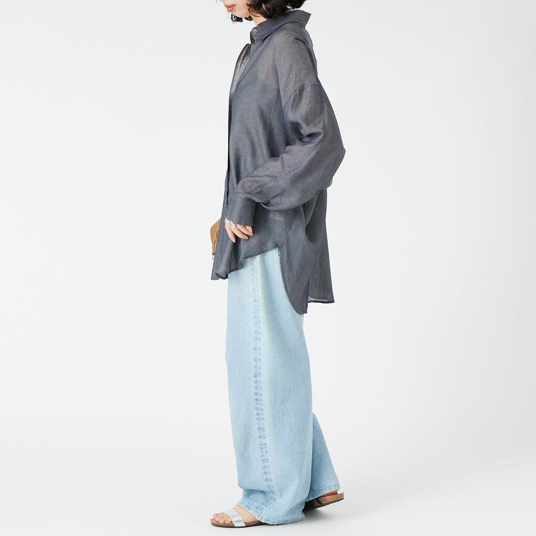 Jeans Factory Clothes [ジーンズファクトリークローズ] シアーデニムシャツ [25BL-191] ﾌﾞﾙｰ