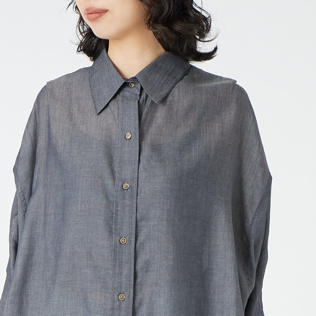 Jeans Factory Clothes [ジーンズファクトリークローズ] シアーデニムシャツ [25BL-191] ﾌﾞﾙｰ