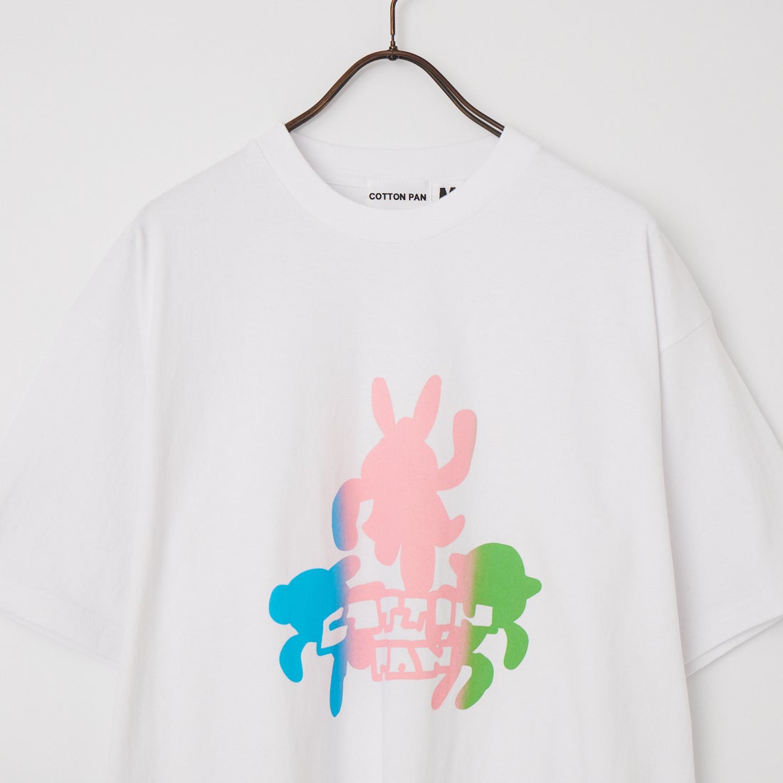 COTTON PAN [コットンパン] Girl ショートスリーブTシャツ [GIRL] WHITE
