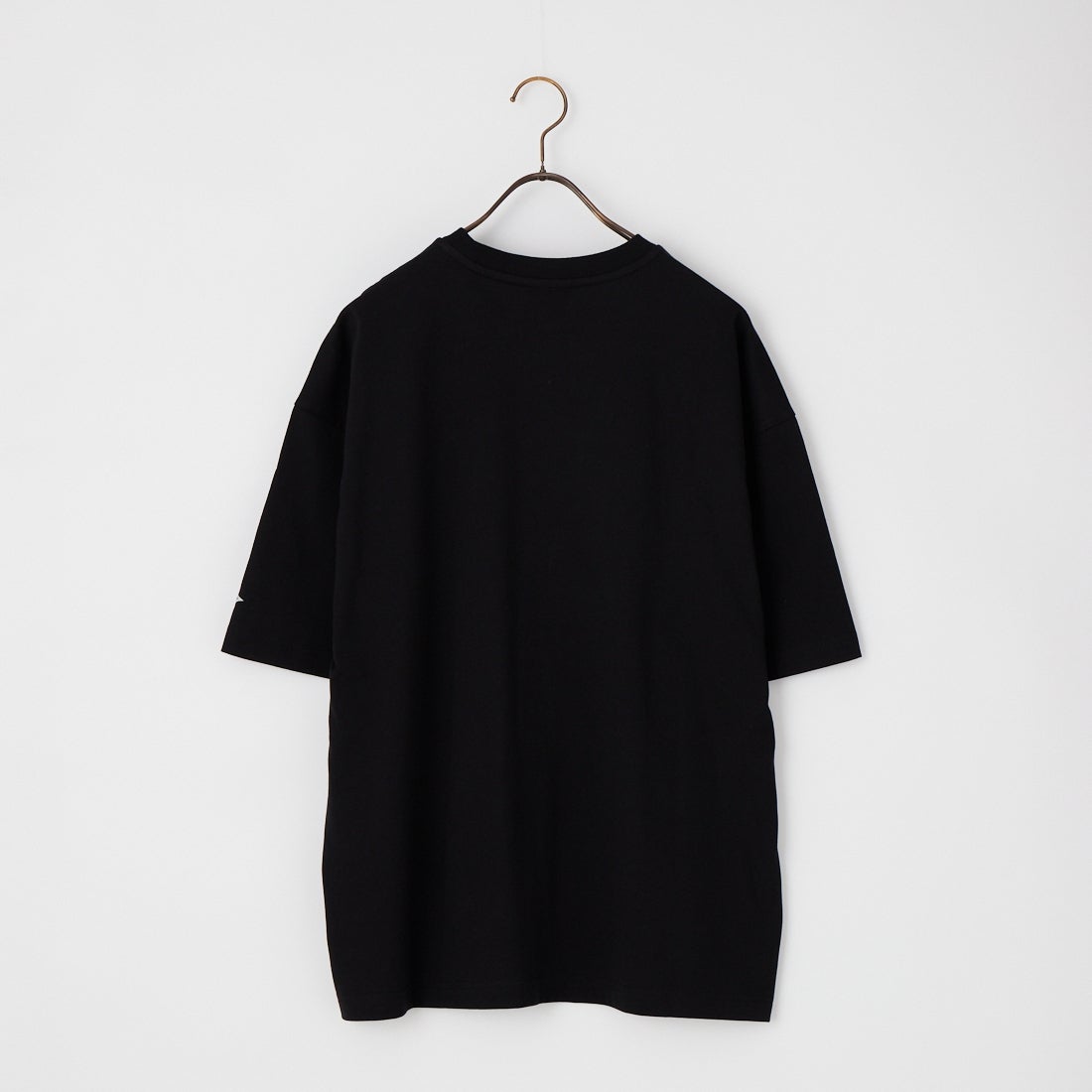 UMBRO [アンブロ] 別注 ワンポイント刺繍ロゴ ショートスリーブTシャツ [UMNK26SS-PO03-JF] BLACK