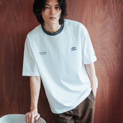 WHITE&&モデル身長：182cm 着用サイズ：L&&