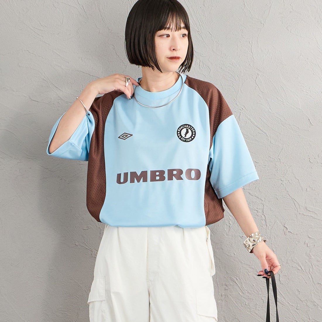 BLUE&&モデル身長：150cm 着用サイズ：S&&