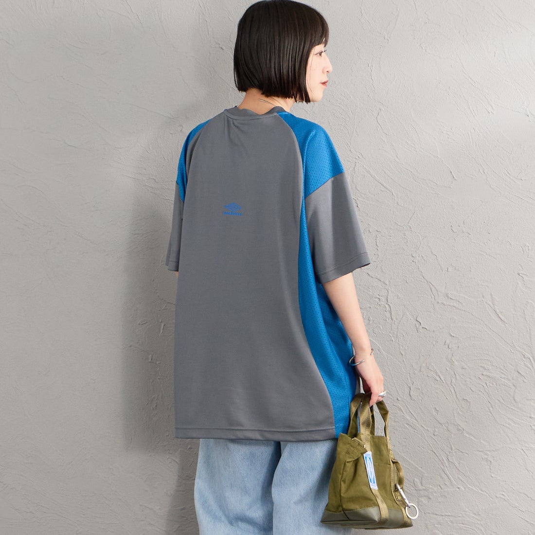 UMBRO [アンブロ] 別注 メッシュ切り替え ゲームシャツ [UMNK26SS-GS01