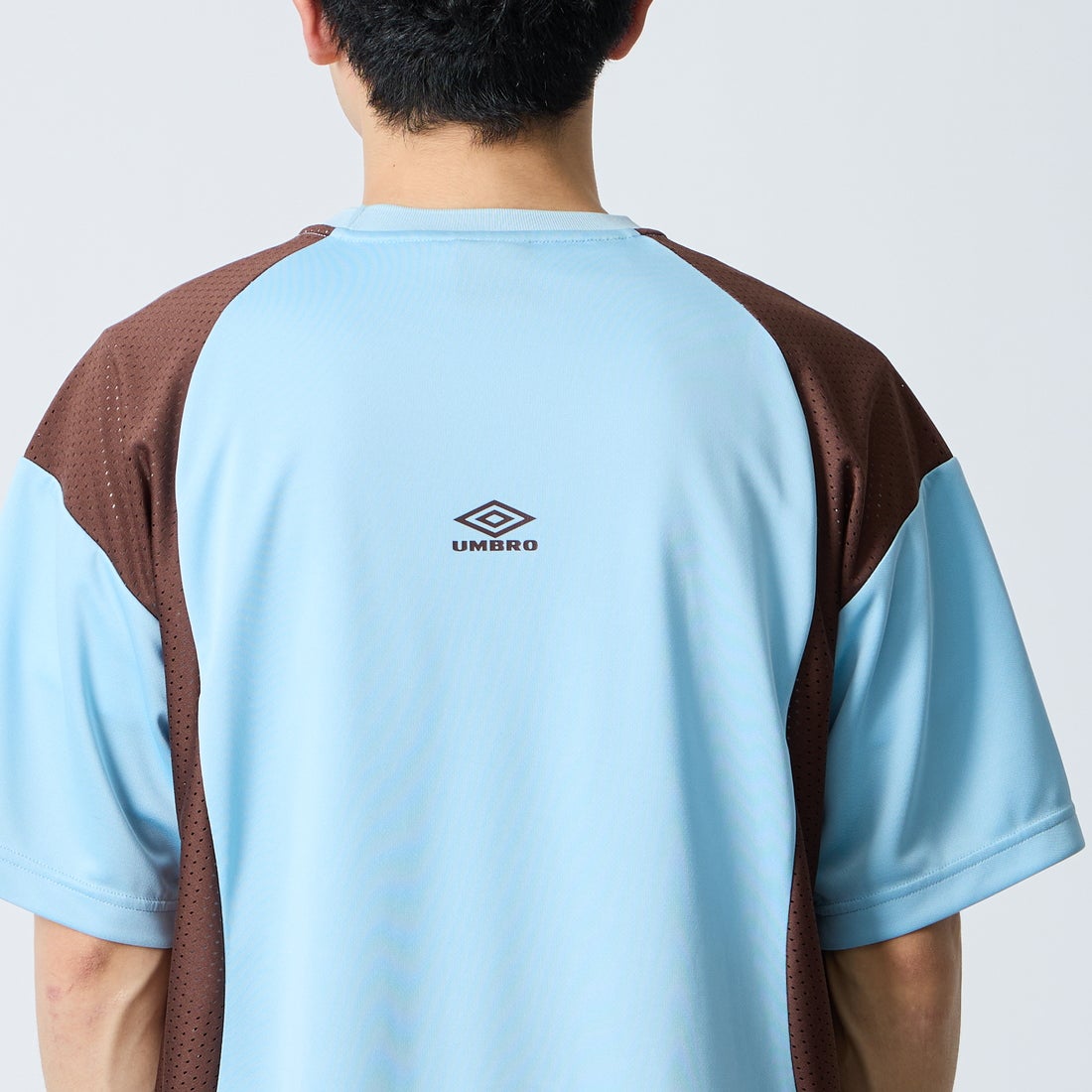 UMBRO [アンブロ] 別注 メッシュ切り替え ゲームシャツ [UMNK26SS-GS01-JF] BLUE