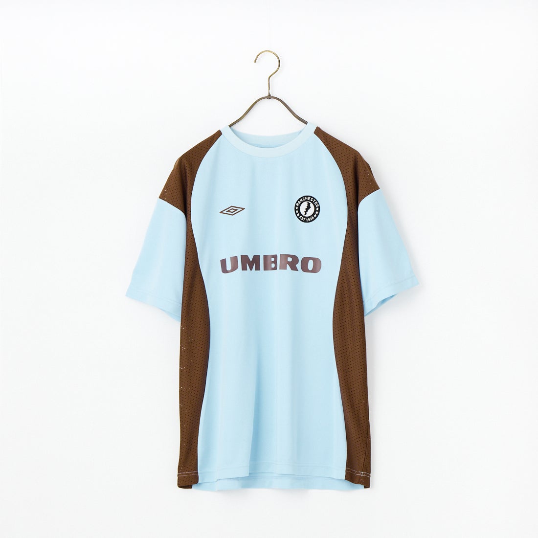 UMBRO [アンブロ] 別注 メッシュ切り替え ゲームシャツ [UMNK26SS-GS01-JF] BLUE
