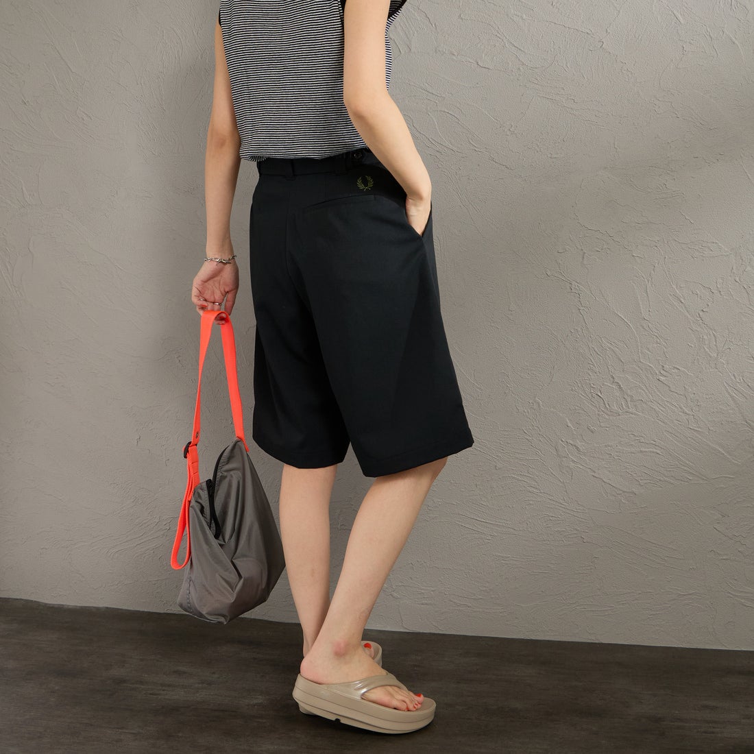 BLACK&&モデル身長：160cm 着用サイズ：S&&