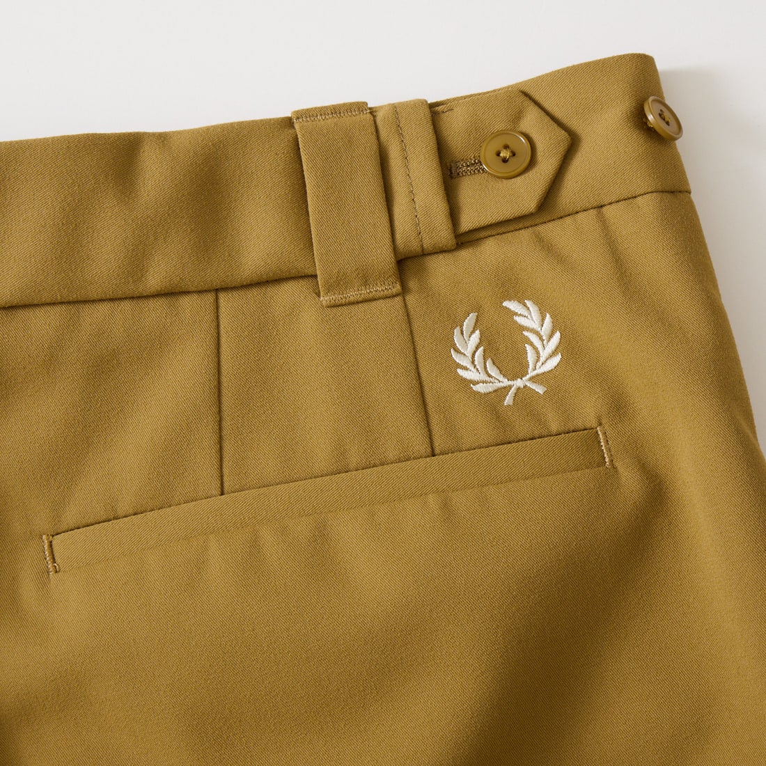 FRED PERRY [フレッドペリー] 別注 ワンポイントロゴ刺繍 テニストラウザーバミューダショーツ [FPM-26S-048JF]  SHADED STO