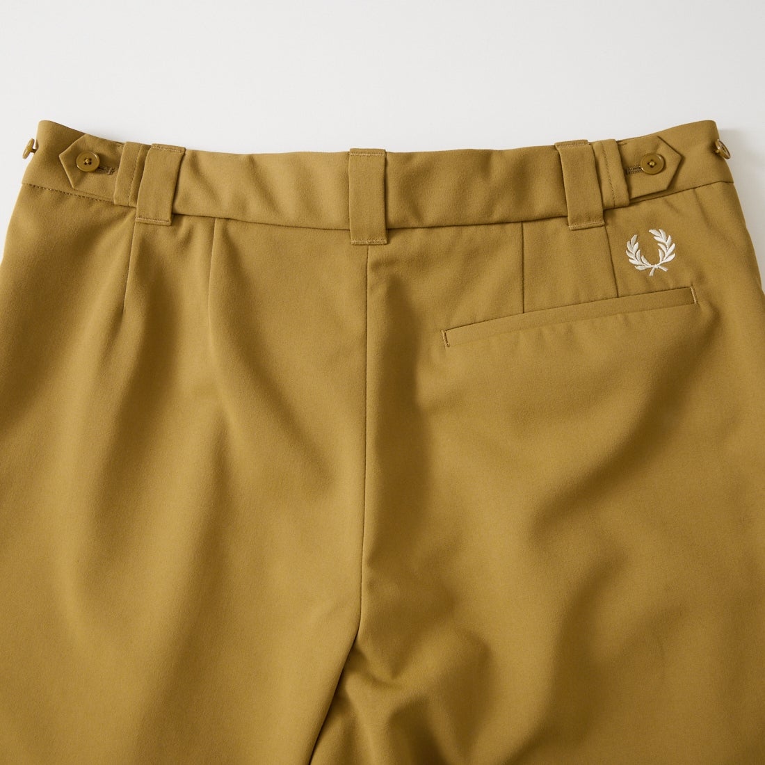 FRED PERRY [フレッドペリー] 別注 ワンポイントロゴ刺繍 テニストラウザーバミューダショーツ [FPM-26S-048JF] SHADED STO