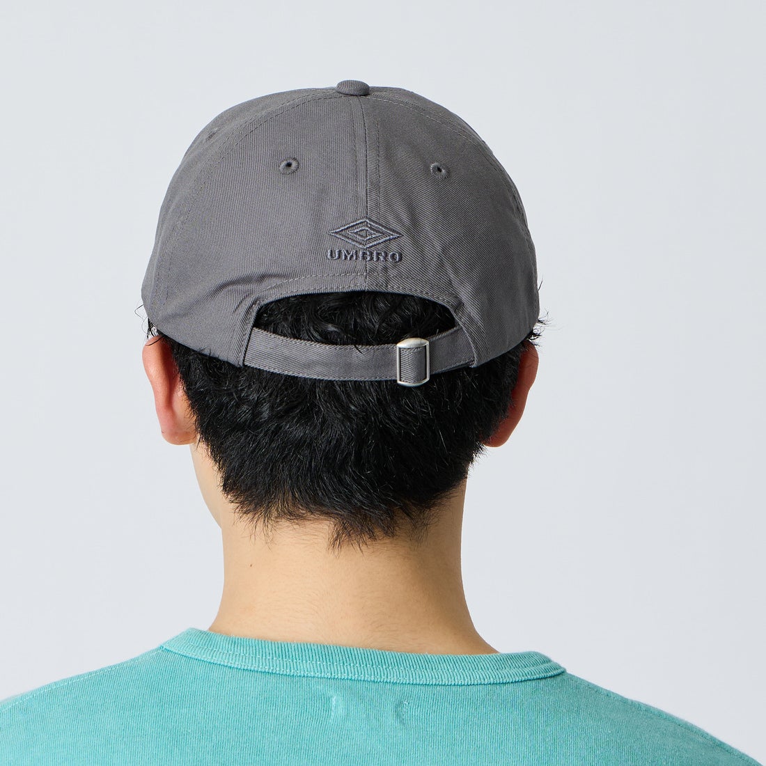 UMBRO [アンブロ] 別注 ワンポイント刺繍ロゴキャップ [SLG-05164-JF] 34 CHARCOA