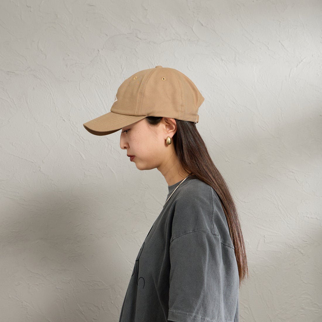 UMBRO [アンブロ] 別注 ワンポイント刺繍ロゴキャップ [SLG-05164-JF] 57 BEIGE